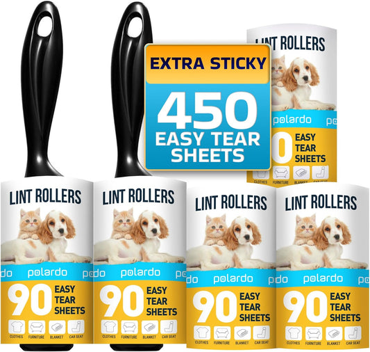 Large Lint Rollers for Pet Hair Removal