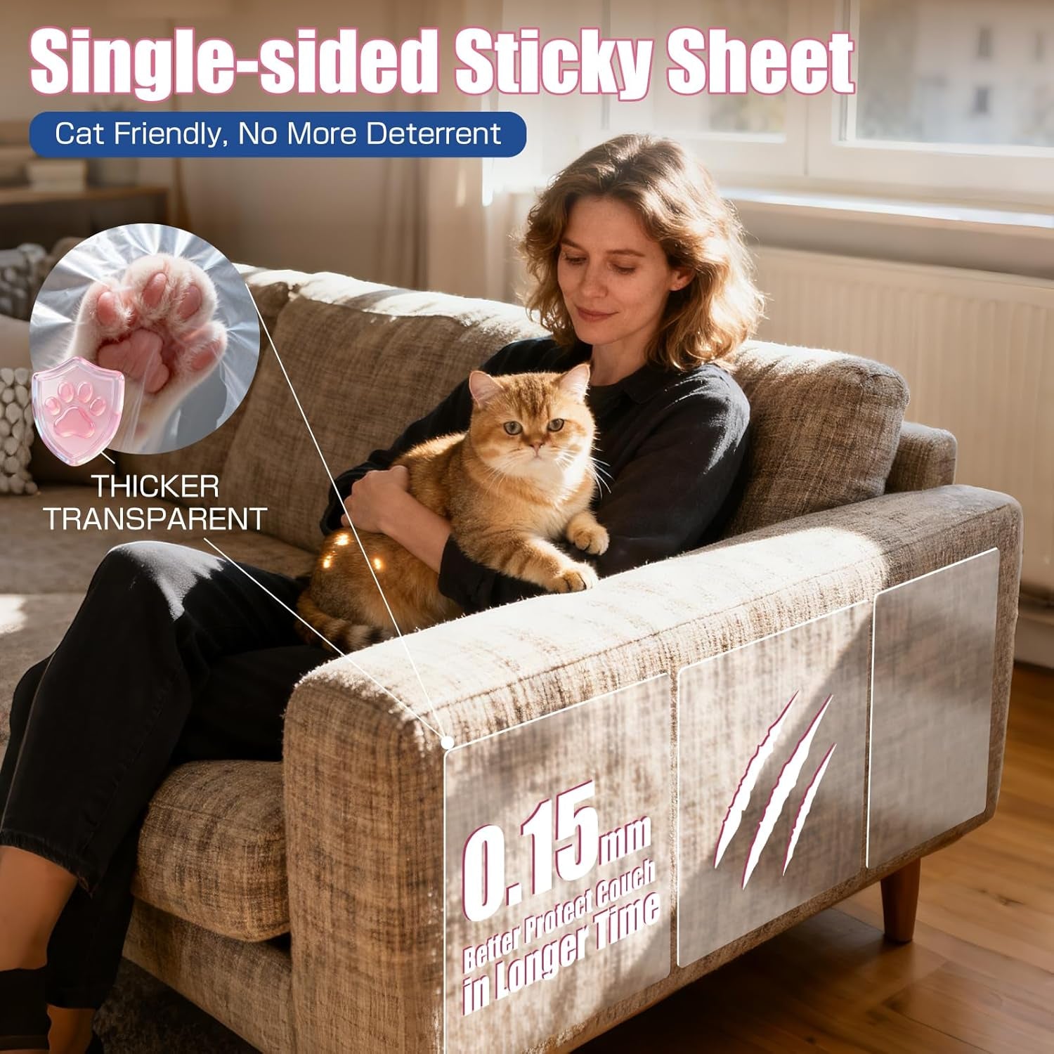20-Piece Cat Scratch Furniture Protector