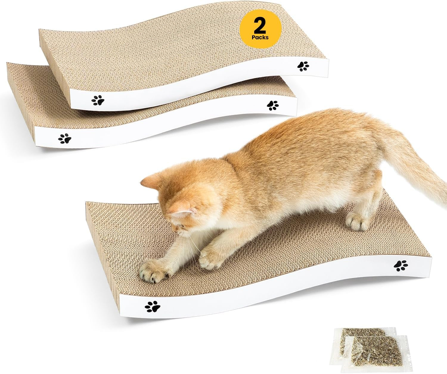Durable Double-Sided Corrugated Cat Scratcher Pad