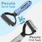 Pet Grooming Brush and Metal Comb Set