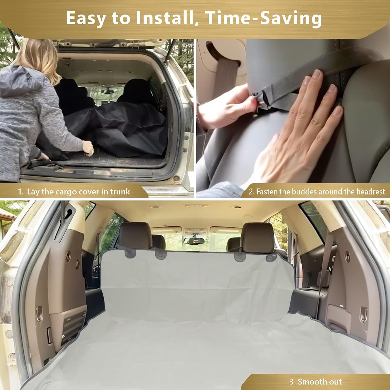 Premium Water-Resistant SUV Cargo Liner for Dogs