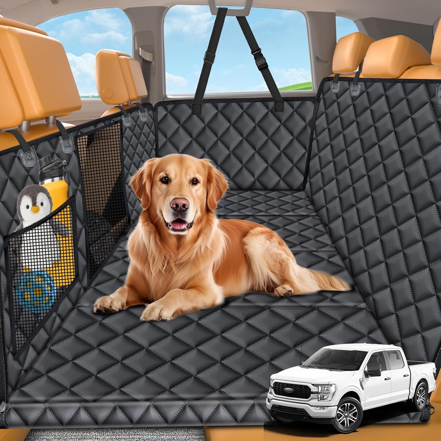 Premium Dog Back Seat Extender for Cars and SUVs