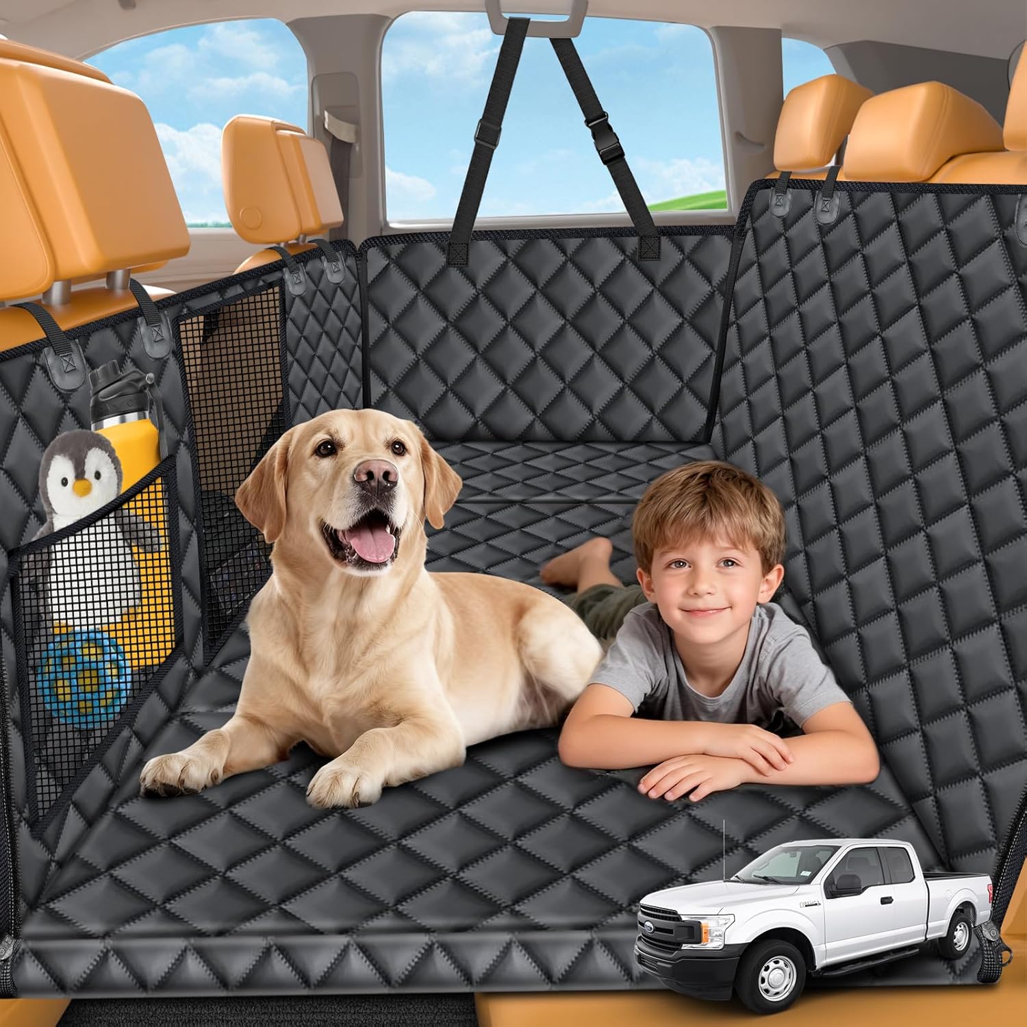 Premium Dog Back Seat Extender for Cars and SUVs