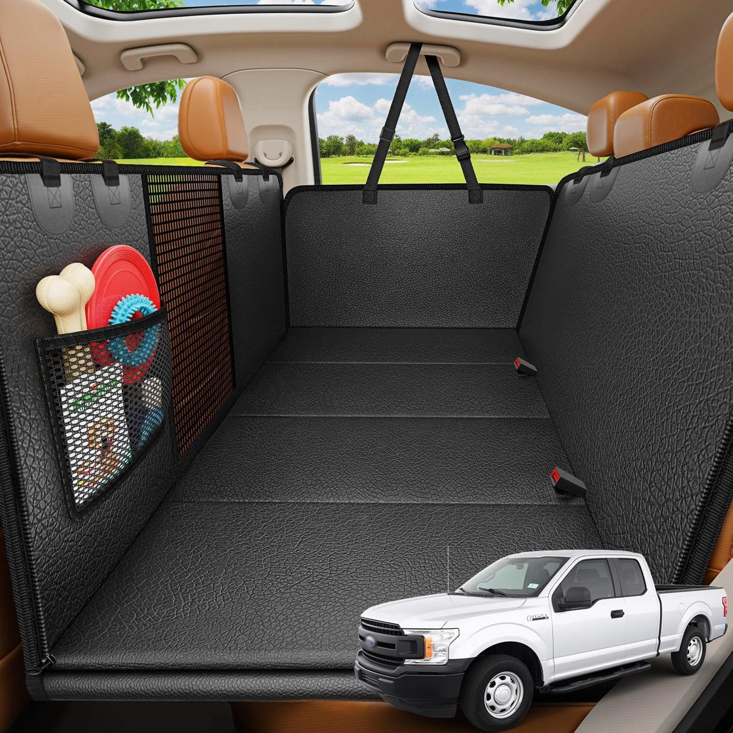 Premium Dog Back Seat Extender for Cars and SUVs