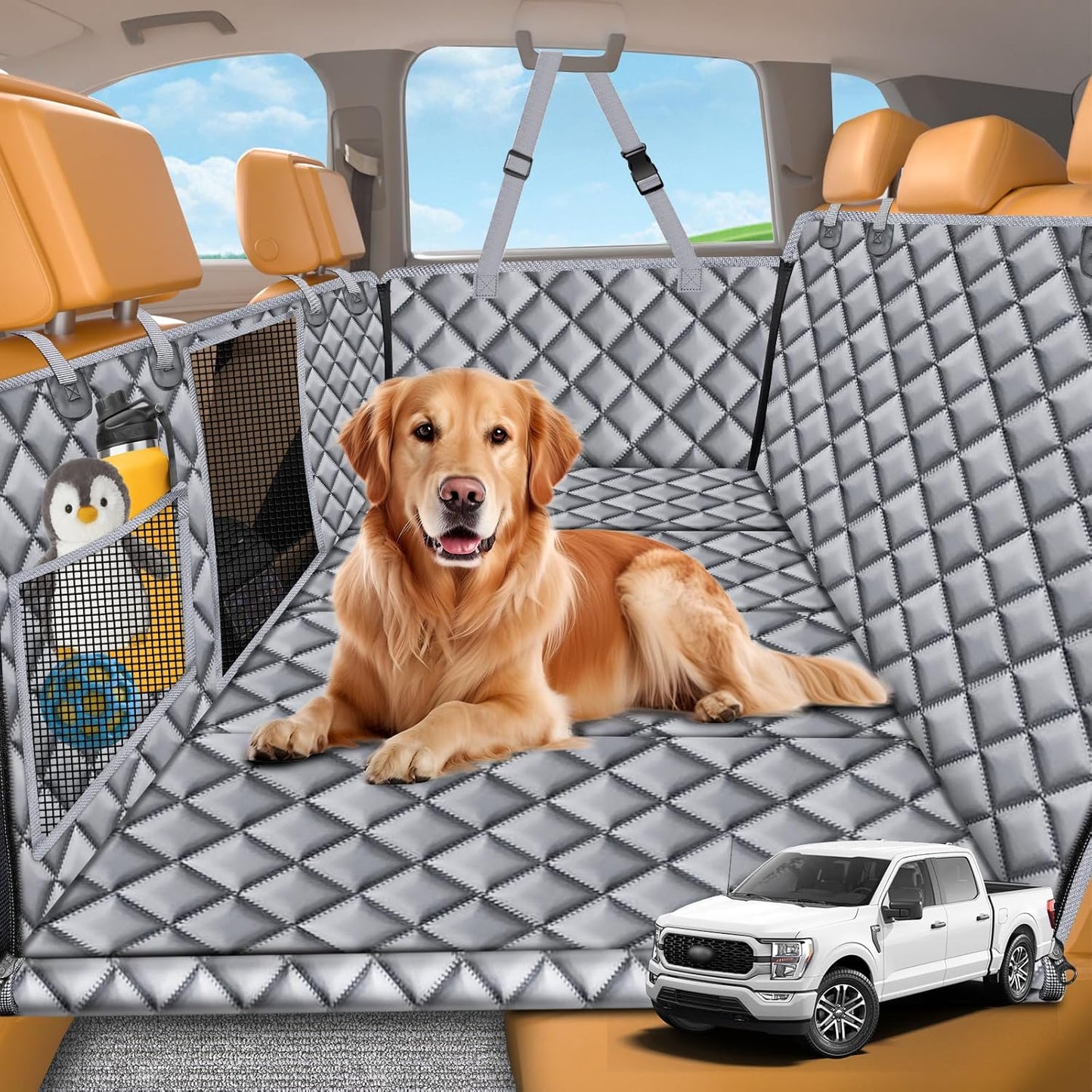 Premium Dog Back Seat Extender for Cars and SUVs