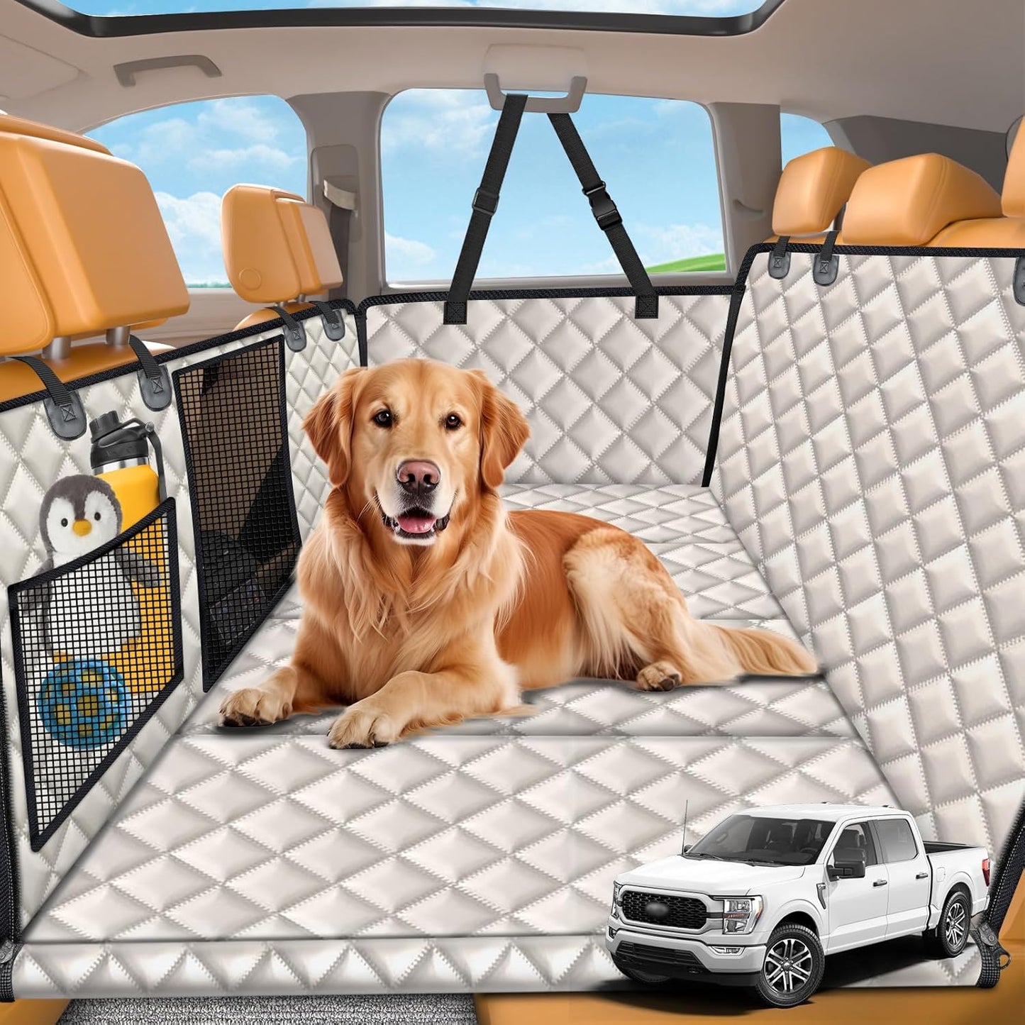 Premium Dog Back Seat Extender for Cars and SUVs