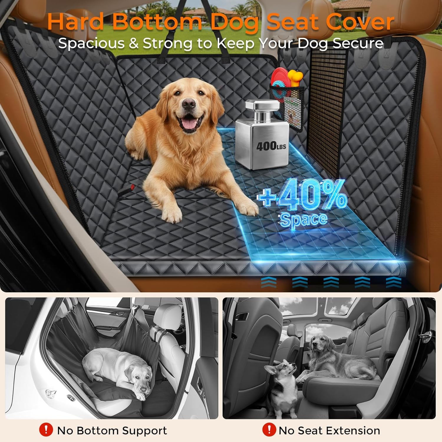 Dog Back Seat Extender