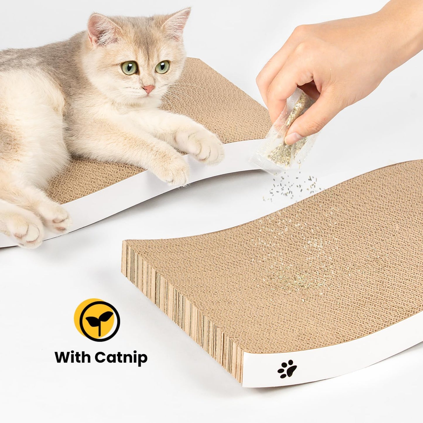 Durable Double-Sided Corrugated Cat Scratcher Pad