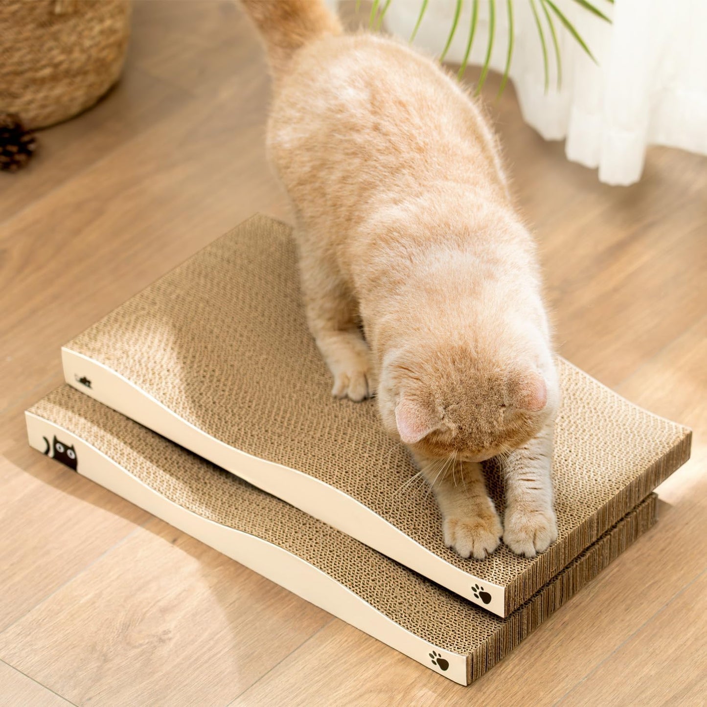 Durable Double-Sided Corrugated Cat Scratcher Pad