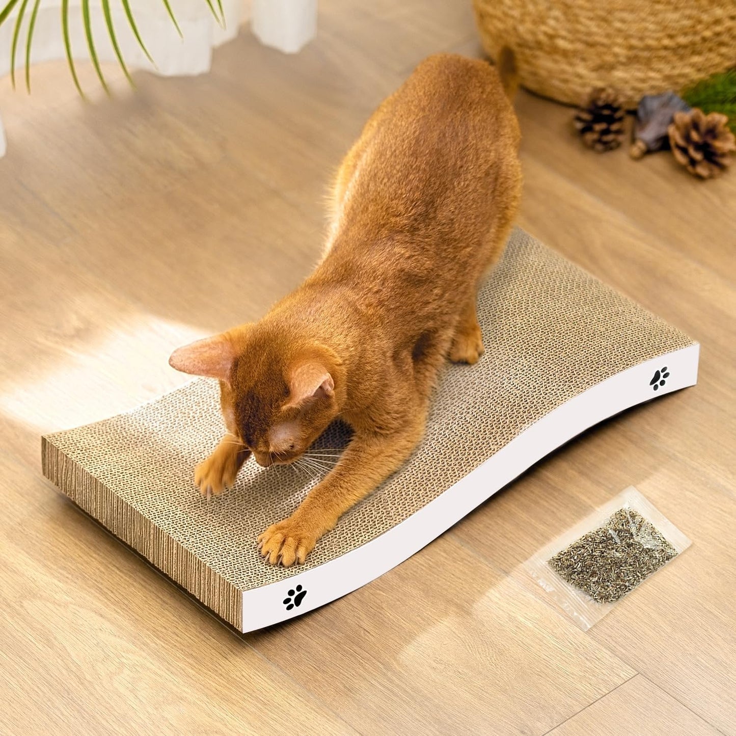 Durable Double-Sided Corrugated Cat Scratcher Pad