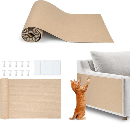 Heavy-Duty Cat Scratcher and Interactive Play Post