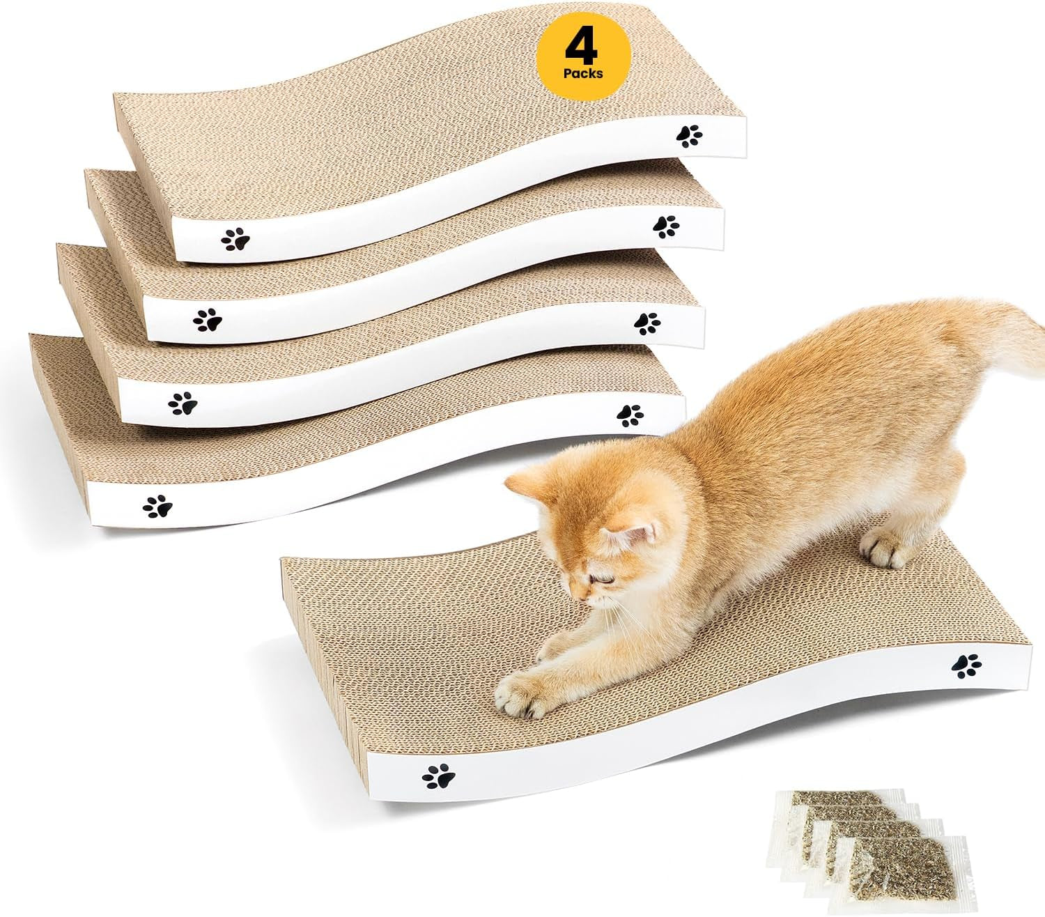 Durable Double-Sided Corrugated Cat Scratcher Pad
