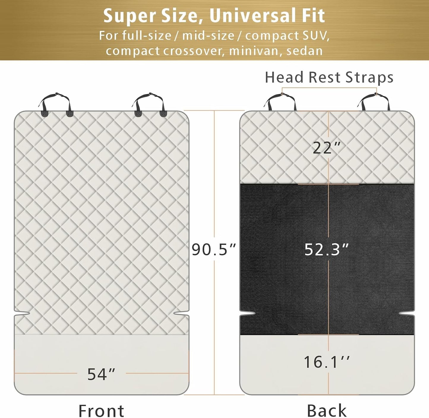 Premium Water-Resistant SUV Cargo Liner for Dogs