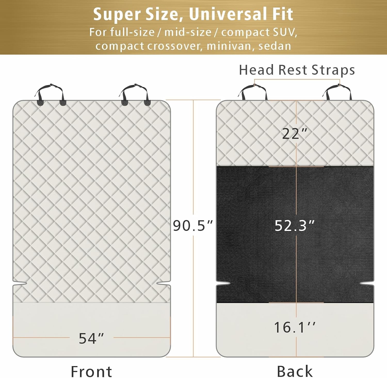 Premium Water-Resistant SUV Cargo Liner for Dogs