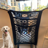 3-Layer Car Mesh Organizer, Barrier of Backseat Pet Kids