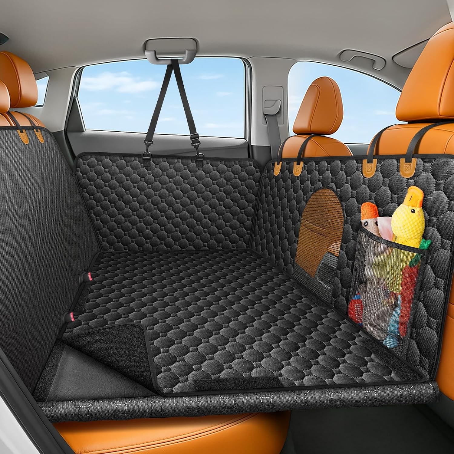 Premium Dog Car Seat Cover for Back Seat