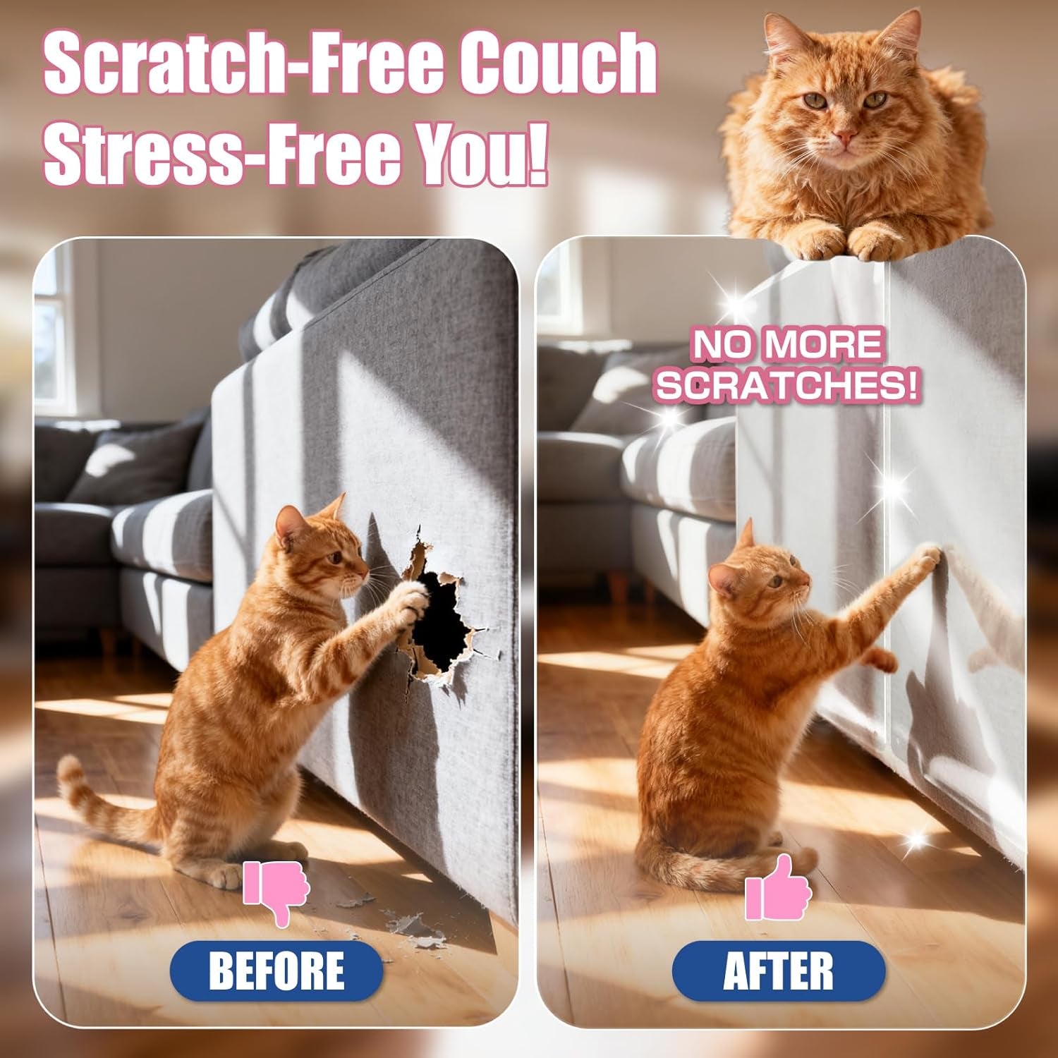 20-Piece Cat Scratch Furniture Protector